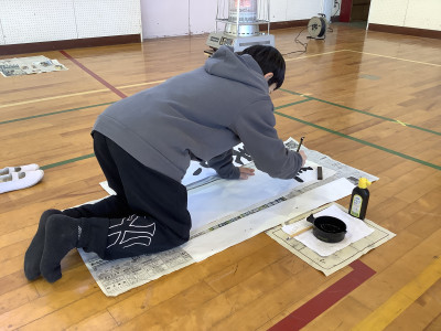 書き初め大会 (3)