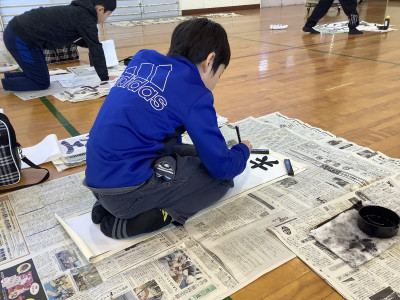 書き初め大会 (6)