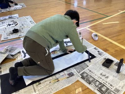 書き初め大会 (7)