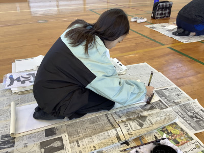 書き初め大会 (9)